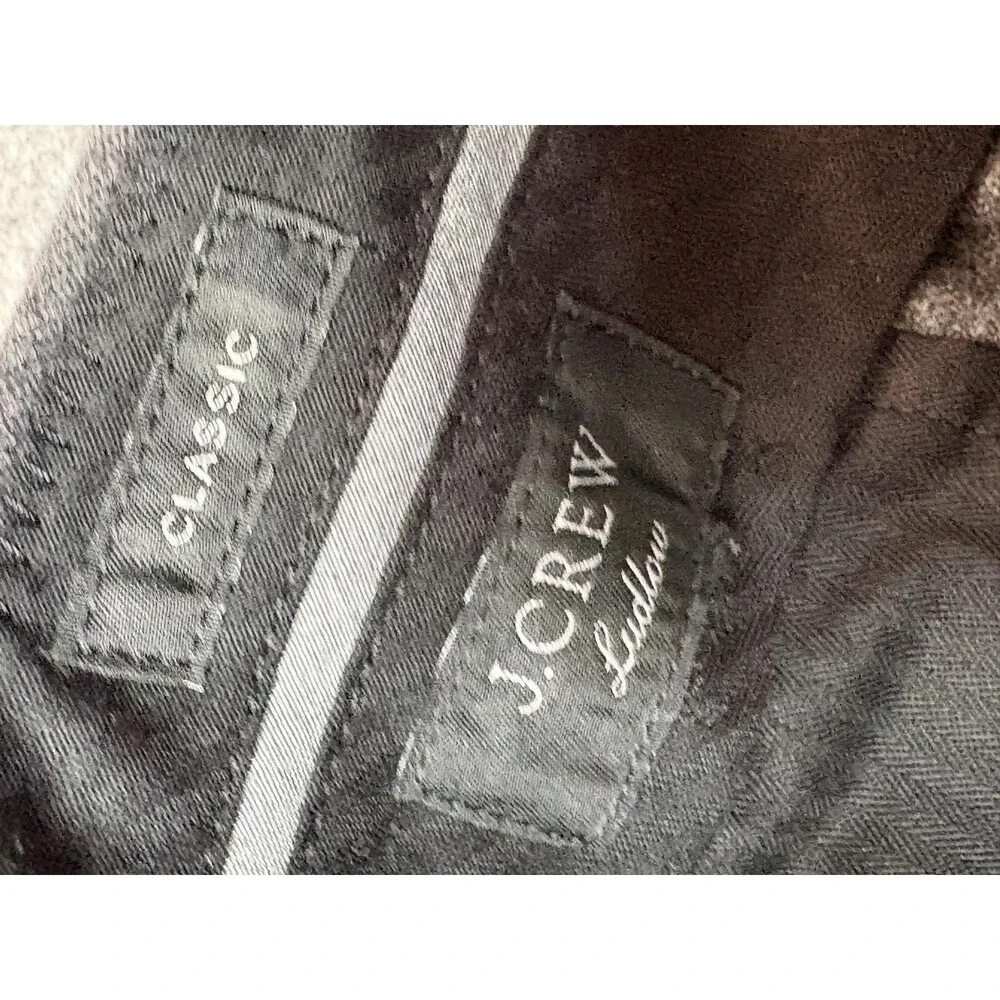 J.CREW Dress Pants Mens 42x32 Gray Ludlow Classic Fit Cotton Wool Lined Business